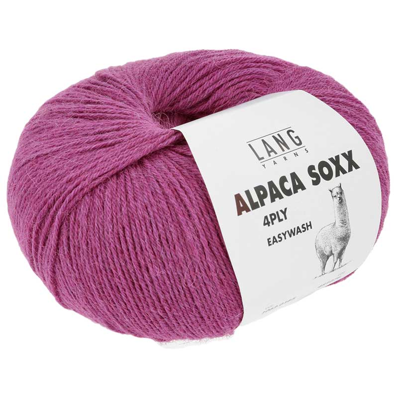 Lang Yarns Alpaca Soxx Fb 0165 pink melange