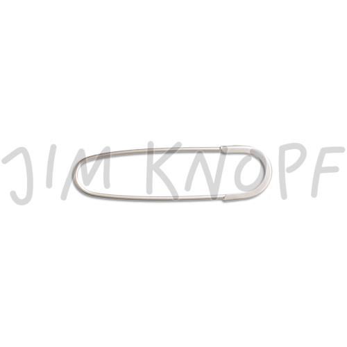 Jim Knopf Nadel Metall 65mm Farbe 02 silber