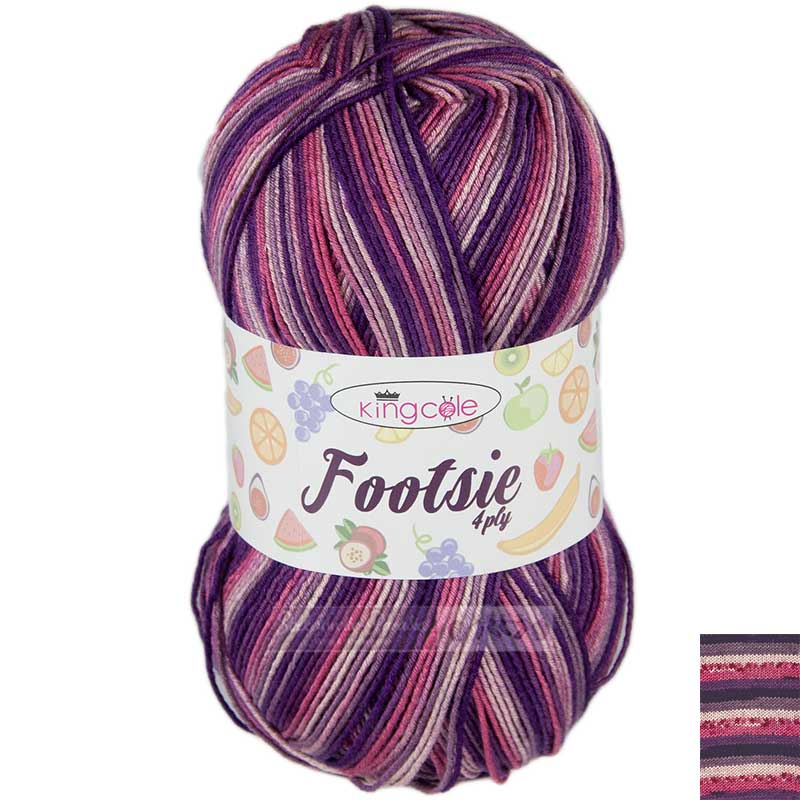 King Cole Footsie 4Ply - 4903 fig