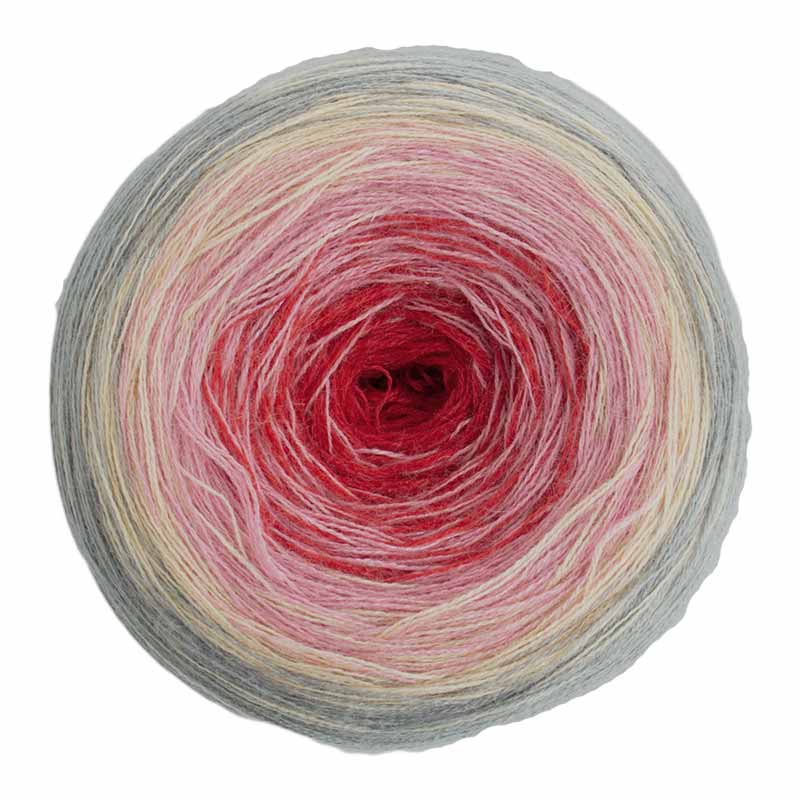 Woolly Hugs Bobbel - Merino Mix Farbe 705 grau rosa