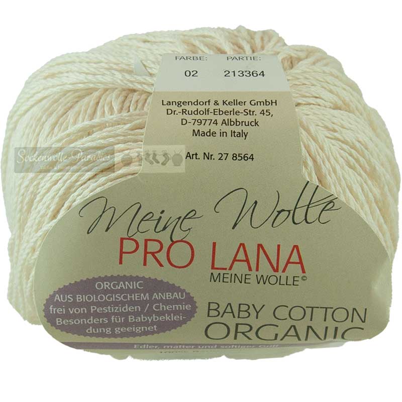 Pro Lana Baby cotton organic Farbe 02 natur