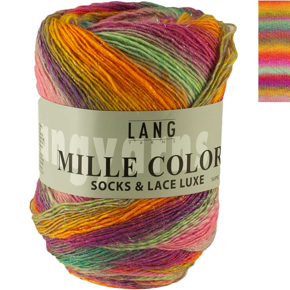 Lang Yarns Mille Colori Socks & Lace Luxe Farbe 53
