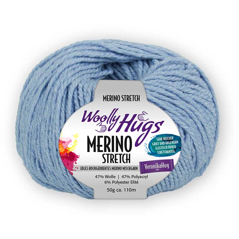 Woolly Hugs Merino Stretch hellblau 157