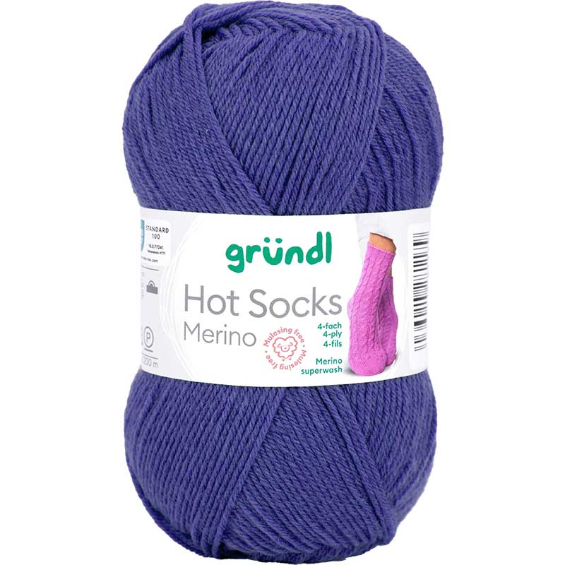 Gruendl Hot Socks Merino Farbe 18 lila