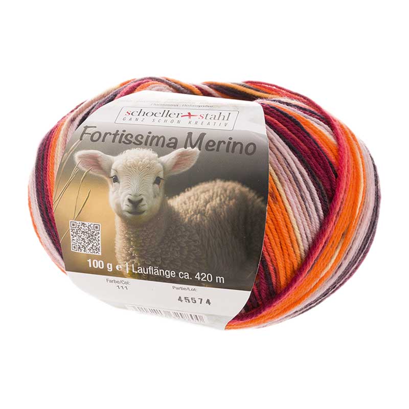Schoeller Fortissima Merino Color Farbe 111 dahlie