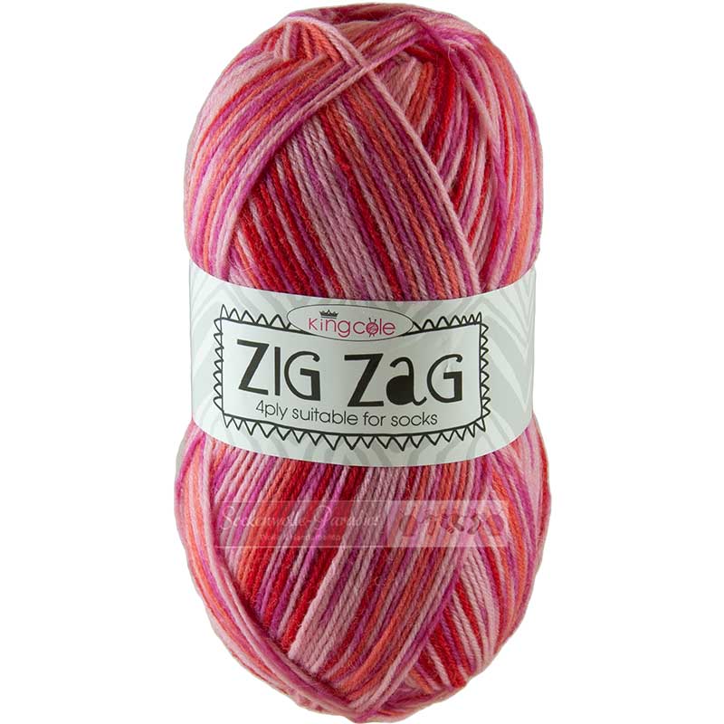 King Cole Zig Zag - 4815 Rose