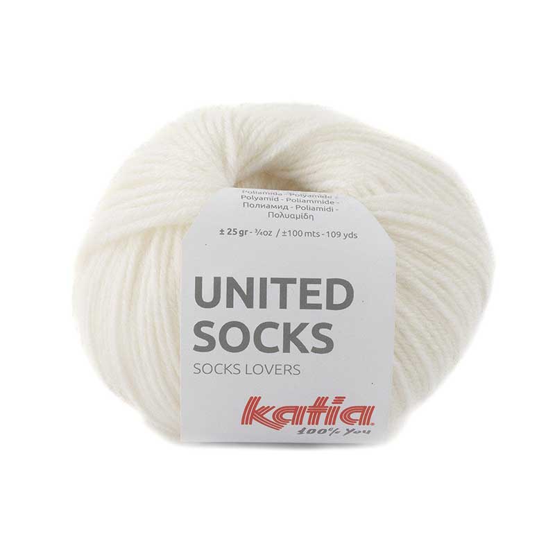 Katia United Socks Farbe 06 weiss