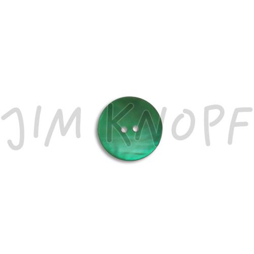 Jim Knopf Agoya Knopf 18mm Farbe gruen 14