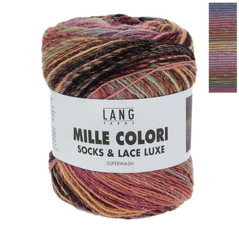 Lang Yarns Mille Colori Socks & Lace Luxe Farbe 207
