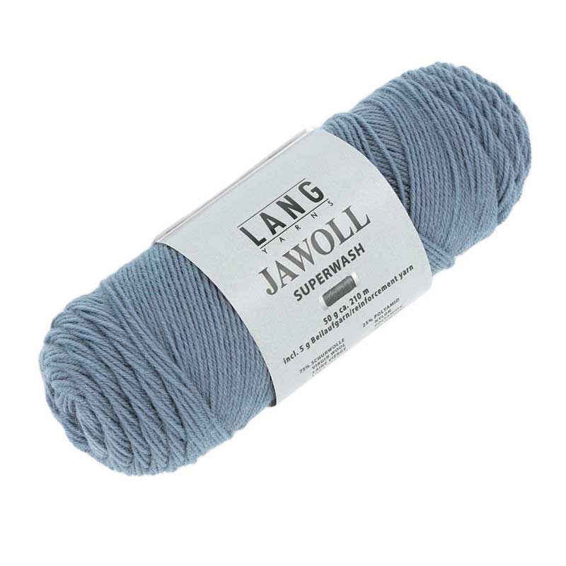 Lang Yarns Jawoll Uni Farbe 0234 jeans hell
