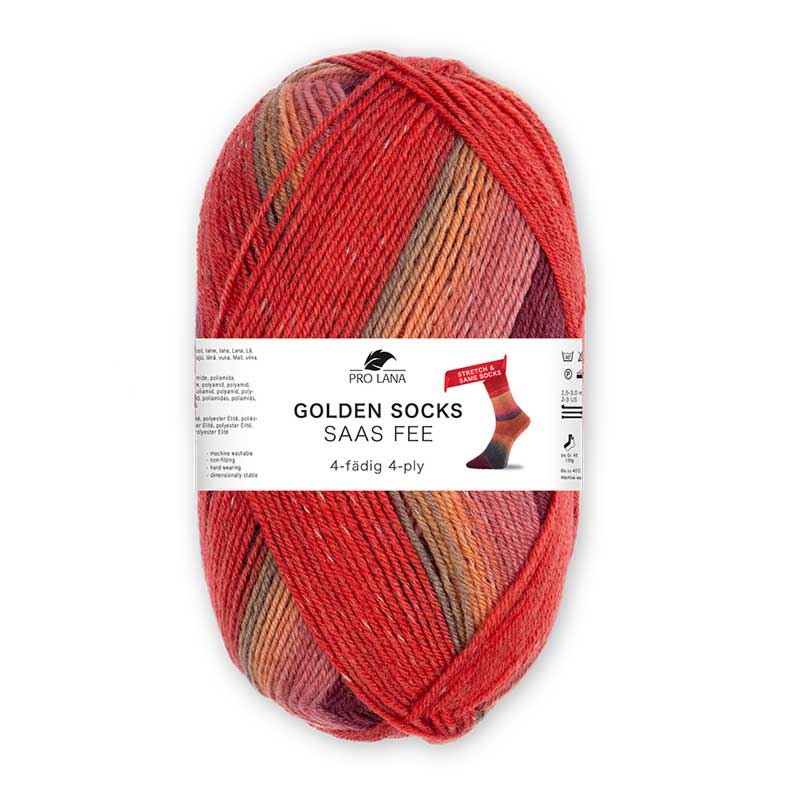 Golden Socks Stretch Saas Fee Farbe 433-08