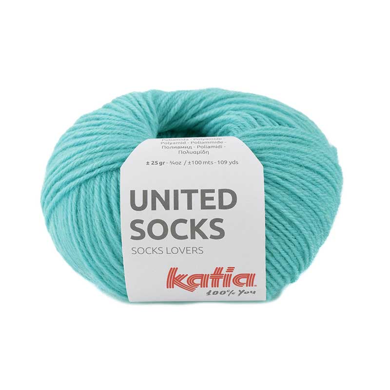 Katia United Socks Farbe 24 wasserblau