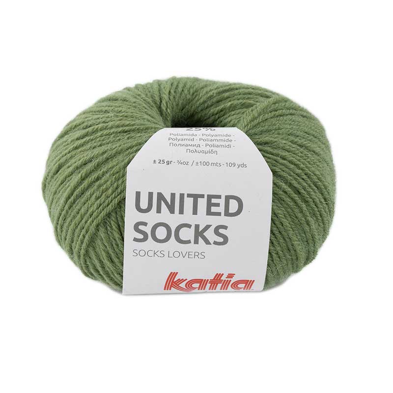 Katia United Socks Farbe 21 khaki