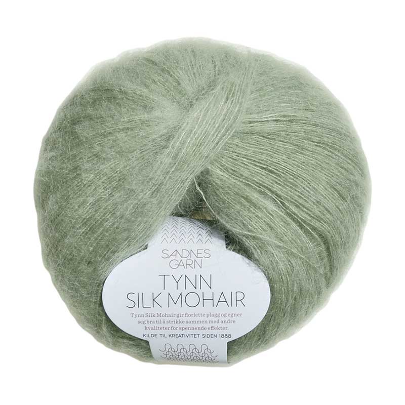 Sandnes Tynn Silk Mohair 8521 staub-hellgruen