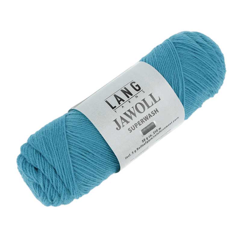 Lang Yarns Jawoll Uni Farbe 0110 blau