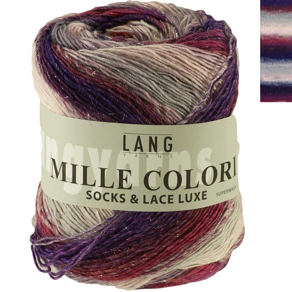 Lang Yarns Mille Colori Socks & Lace Luxe Farbe 65