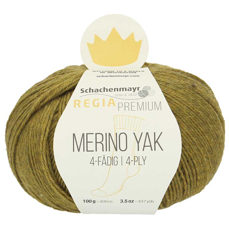 Regia Premium Merino Yak gras green meliert (07516)