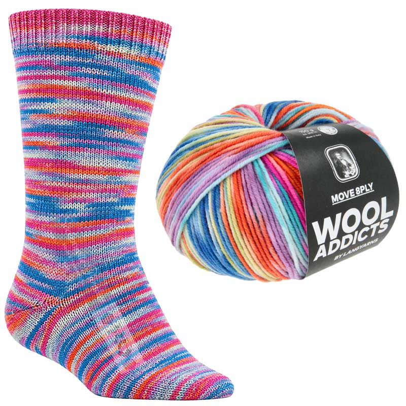 Lang Yarns Wooladdicts Move 8-fach Farbe 12