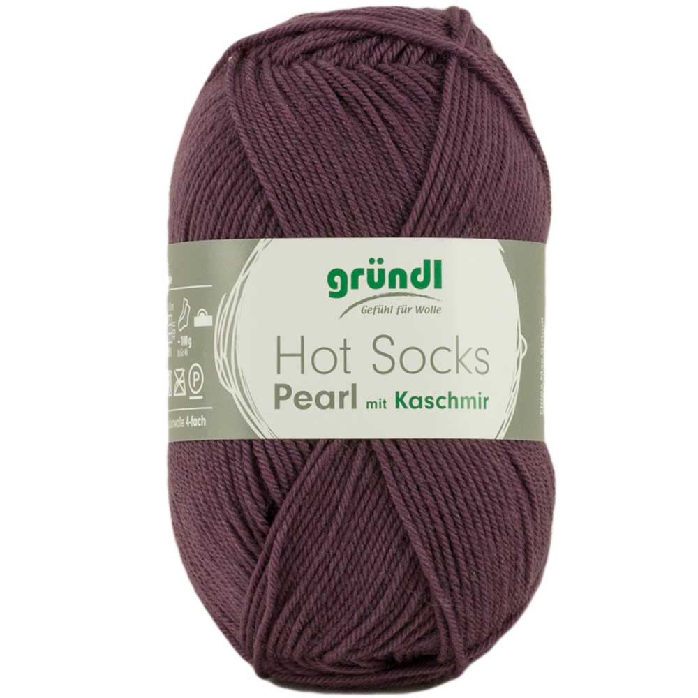 Gruendl Hot Socks Pearl Farbe 05 pflaume