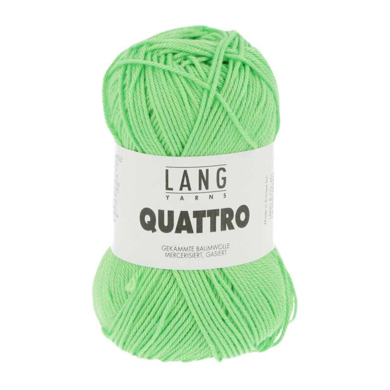 Lang Yarns Quattro Farbe 0317 knallgrün