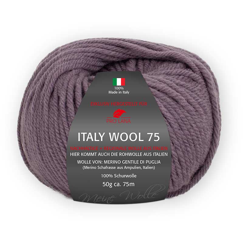 Pro Lana Italy Wool 75 Farbe 247 pflaume