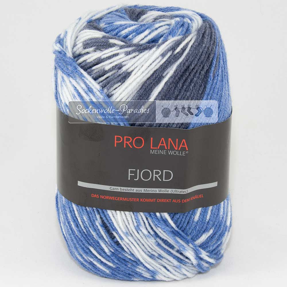 Pro Lana Fjord Fb. 84 natur-blau-jeans