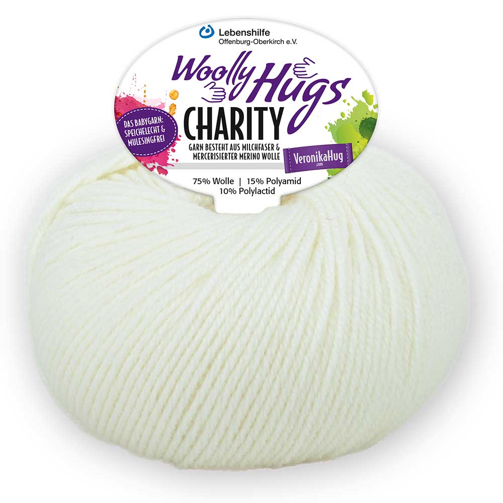 Woolly Hugs Charity  Fb. 01 weiss