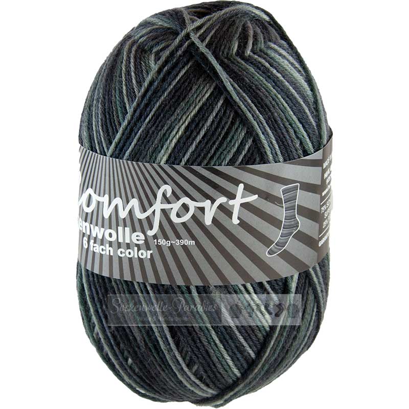 Comfort Sockenwolle Variety 6-fach Farbe 634-12