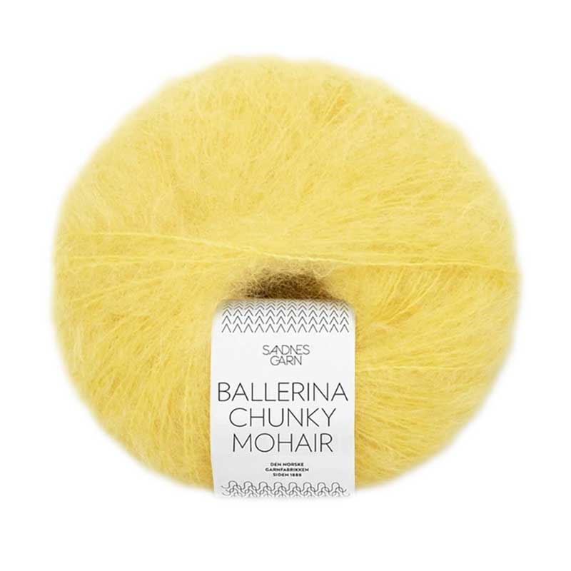 Sandnes Ballerina Chunky Mohair Farbe 9004 lemon