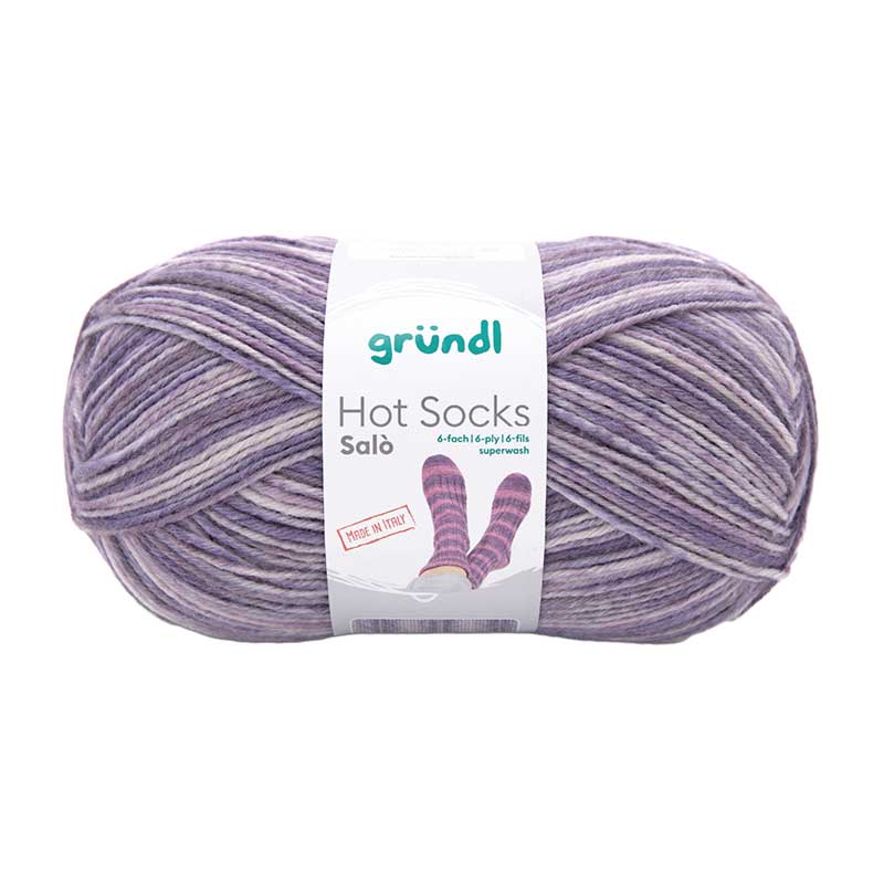 Gruendl Hot Socks Saló 6-fach Farbe 8