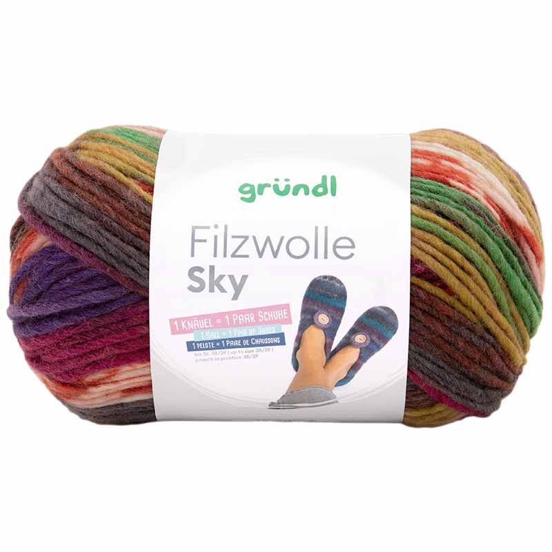 Gruendl Filzwolle Sky 200g Fb. 04