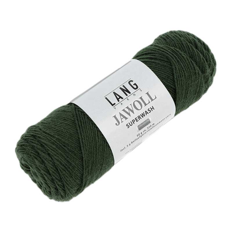 Lang Yarns Jawoll Uni Farbe 0098 olive