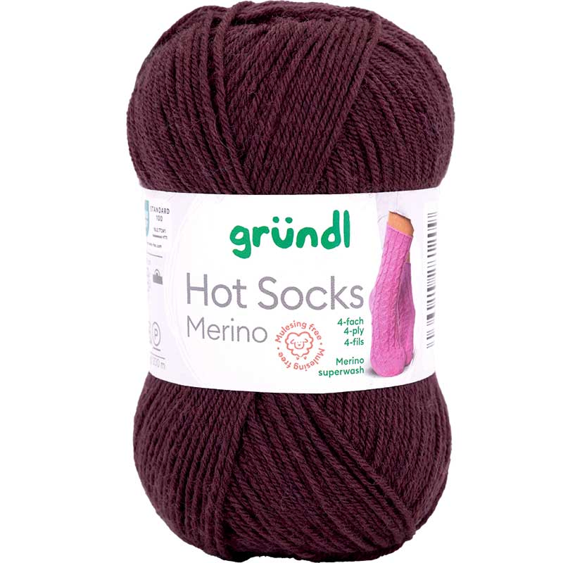 Gruendl Hot Socks Merino Farbe 24 braun