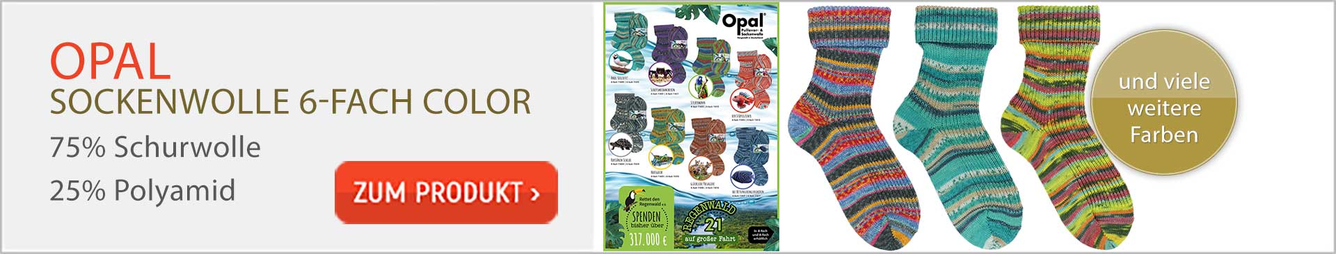 Opal Color 6-fädig