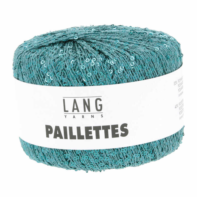 Lang Yarns Paillettes Farbe 188 petrol