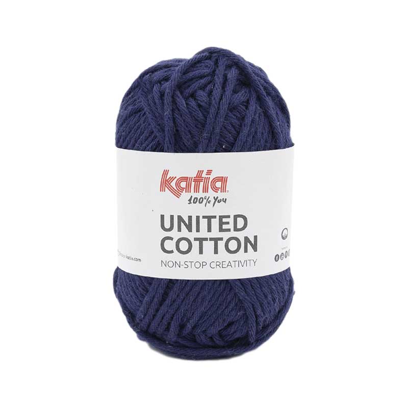 Katia United Cotton Farbe 05 dunkelblau