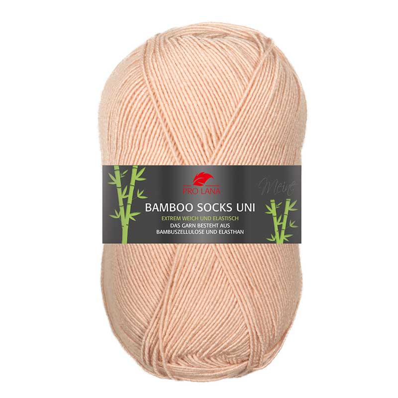Pro Lana Bamboo Socks uni Farbe 24 alt rosé