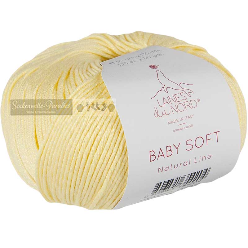 Laines du Nord Baby Soft Fb. 206 hellgelb