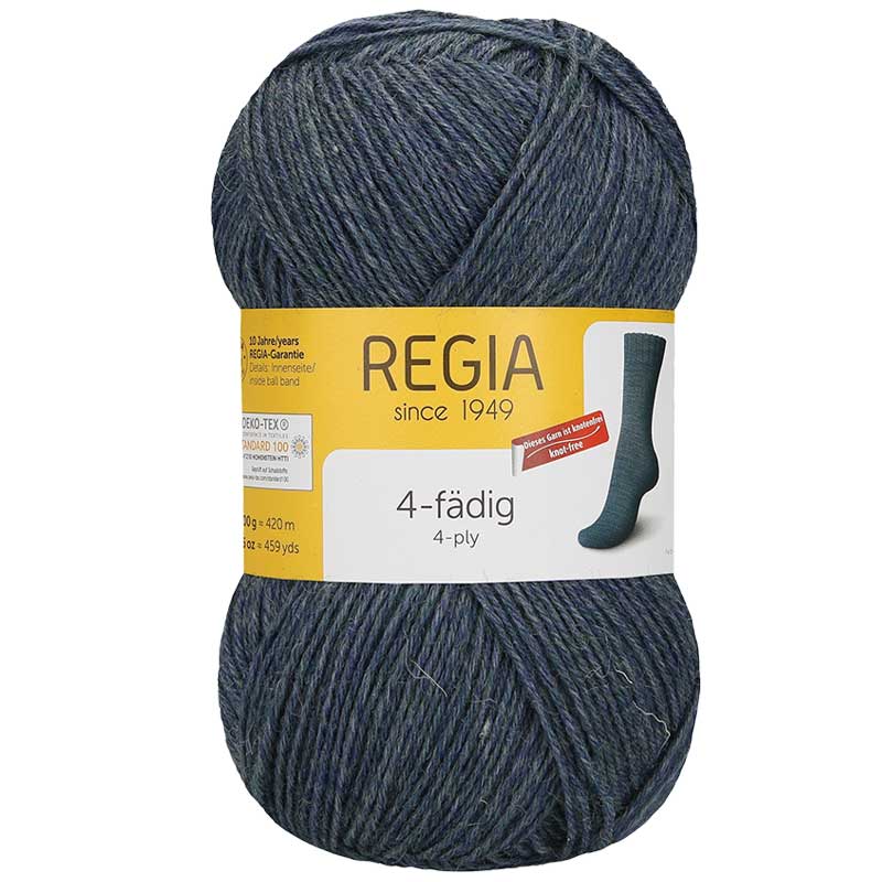 Regia Uni 100g (01845) bluestone meliert