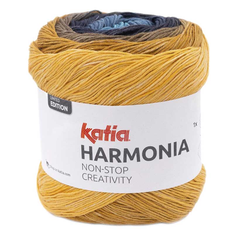 Katia Harmonia Farbe 216 ocker-braun-tuerkis