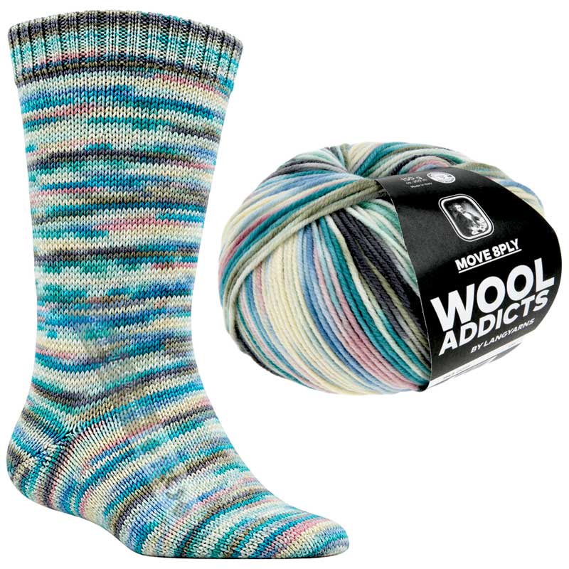 Lang Yarns Wooladdicts Move 8-fach Farbe 13