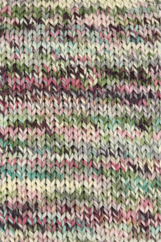 Lang Yarns Twiister Farbe 3 türkis-grün-aubergine