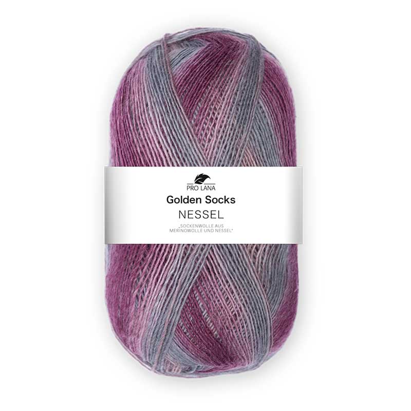 Golden Socks Nessel Farbe 80 flieder-grau