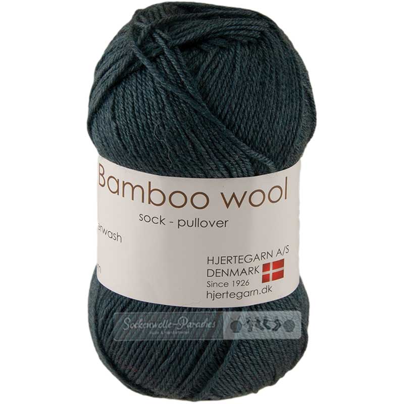 Hjertegarn Bamboo wool Farbe 4220 petrol