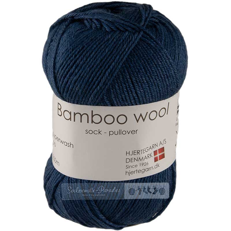Hjertegarn Bamboo wool Farbe 6970 blau