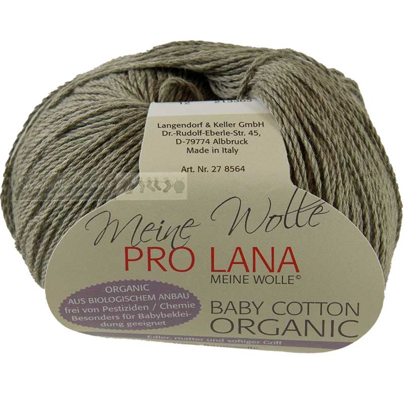 Pro Lana Baby cotton organic Farbe 12 fango
