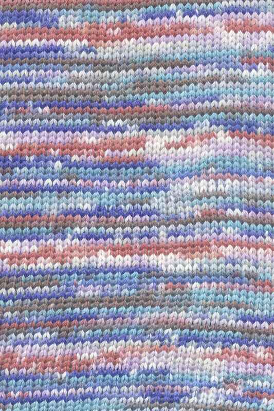 Lang Yarns Lisboa Farbe 9 marine-rost-braun-lavendel