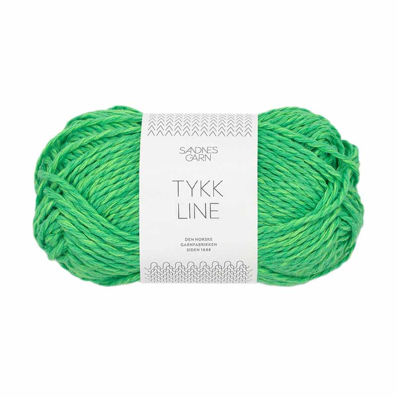 Sandnes Tykk Line Farbe 8236 jelly bean green
