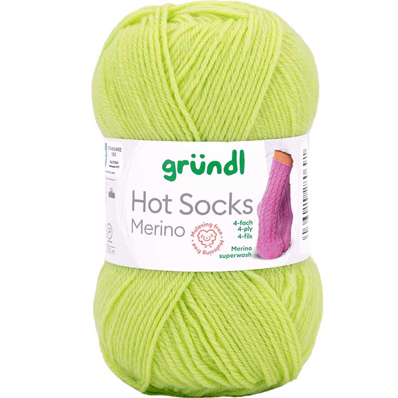 Gruendl Hot Socks Merino Farbe 07 limette