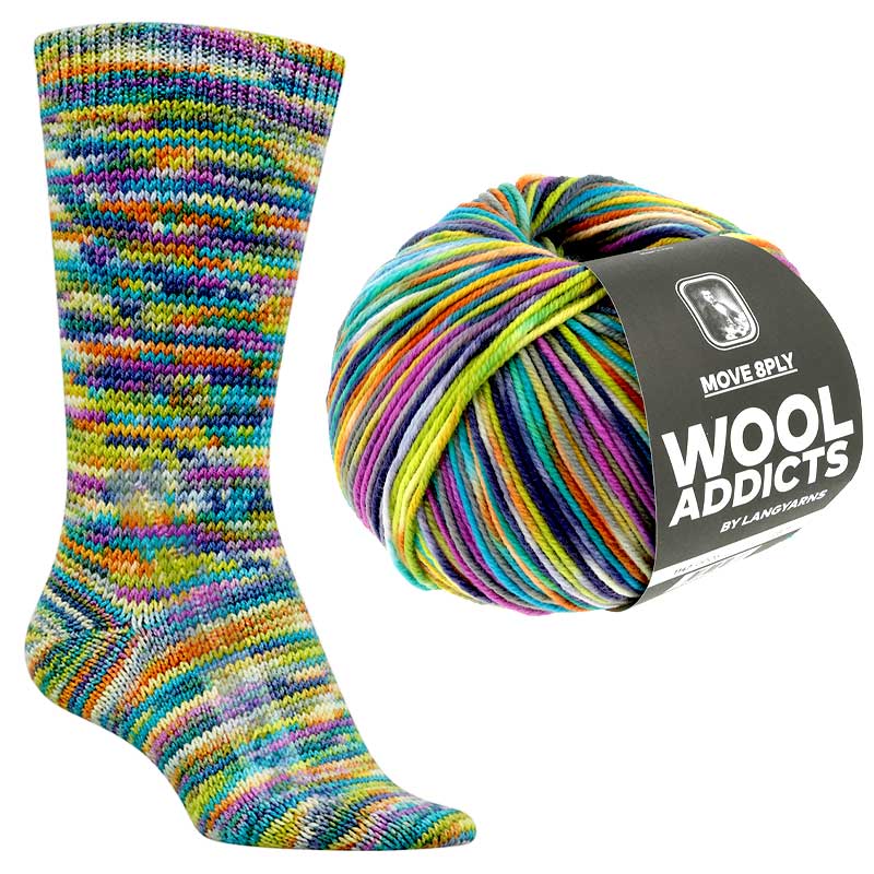 Lang Yarns Wooladdicts Move 8-fach Farbe 3